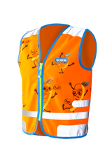 Comic Veggie Jacket Orange Front NEW