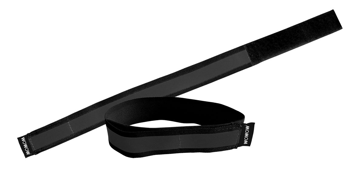 WOWOW Fascia per braccia/gambe, RIFLETTENTE, set di 2, GIALLA, Uni, 9