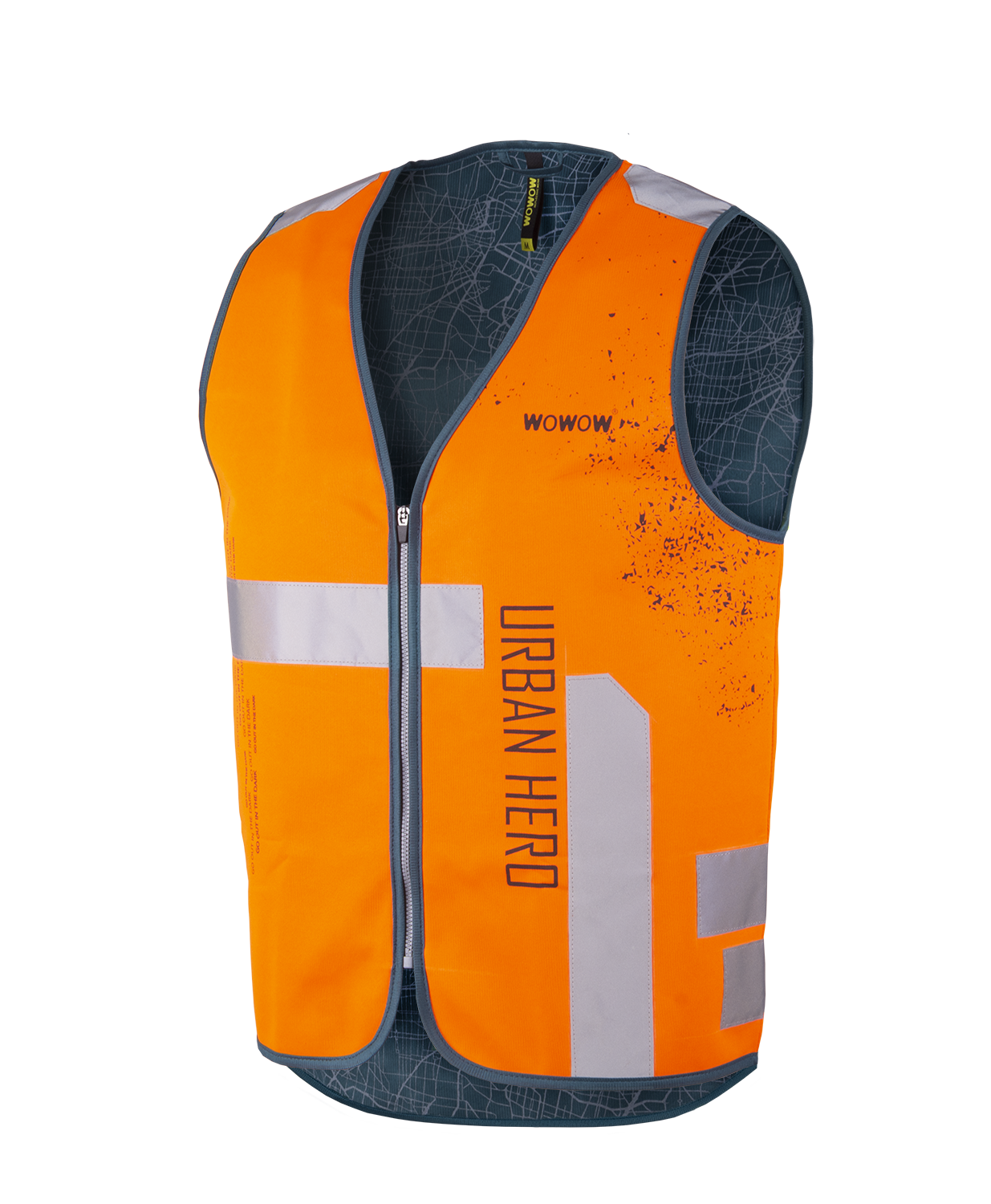 Urban Hero Jacket Orange Front