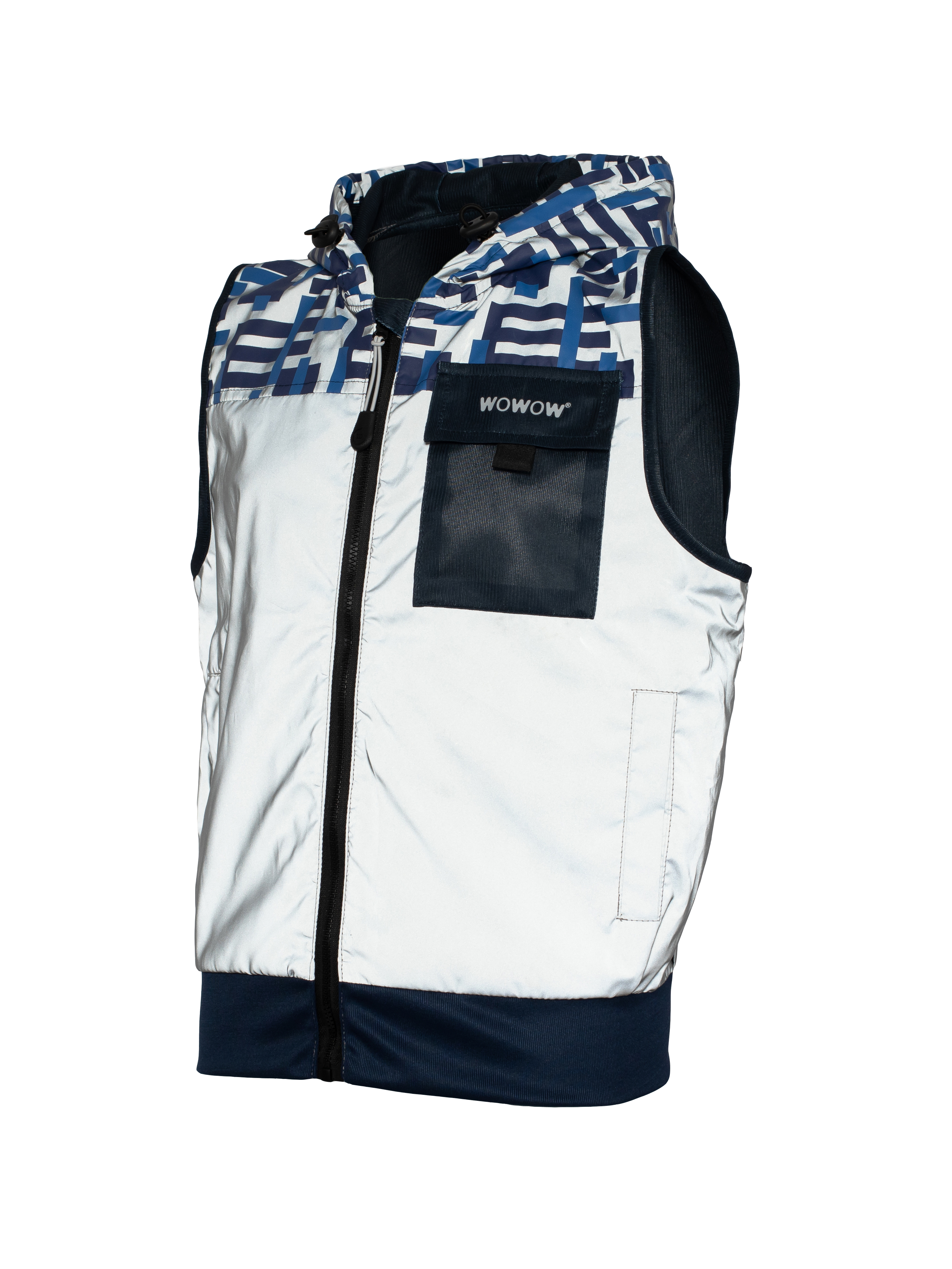 Yoho Jacket Blue Full Reflective
