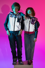 Yoho Jacket Blue Full Reflective