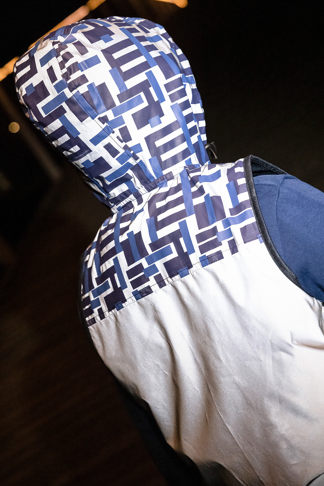 Yoho Jacket Blue Full Reflective